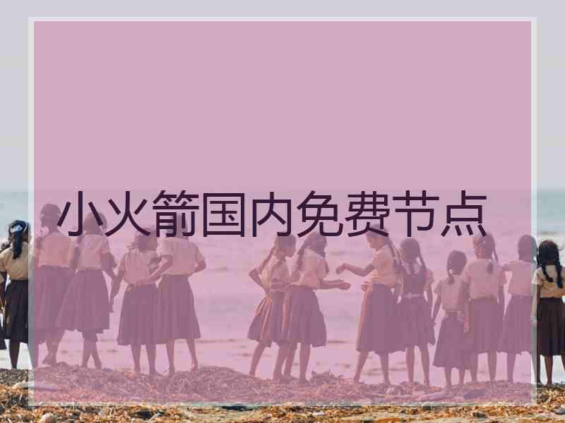 小火箭国内免费节点