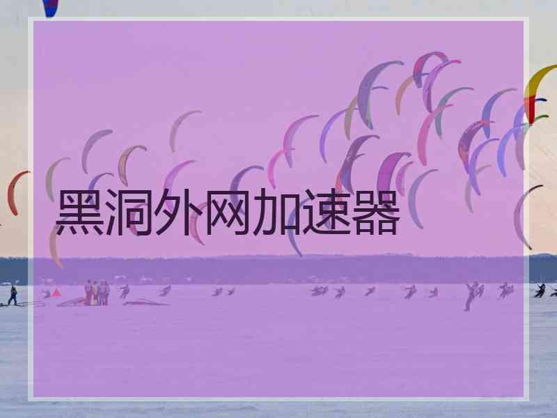 黑洞外网加速器