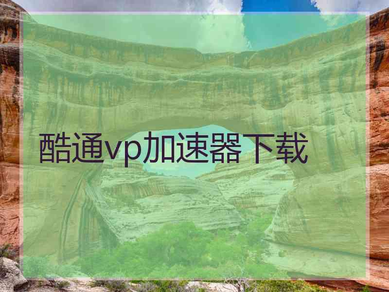 酷通vp加速器下载
