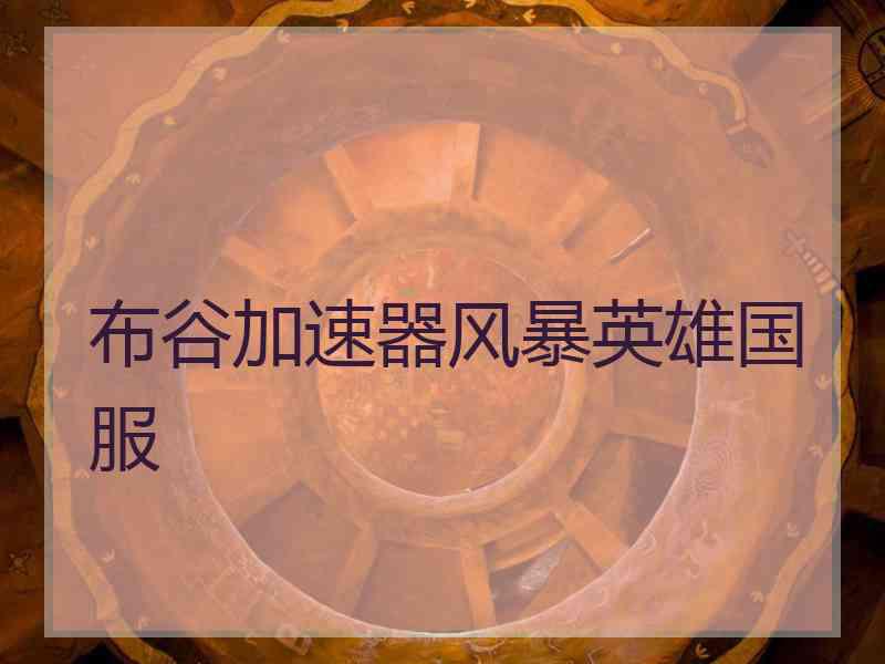 布谷加速器风暴英雄国服