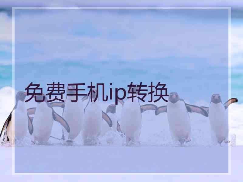免费手机ip转换