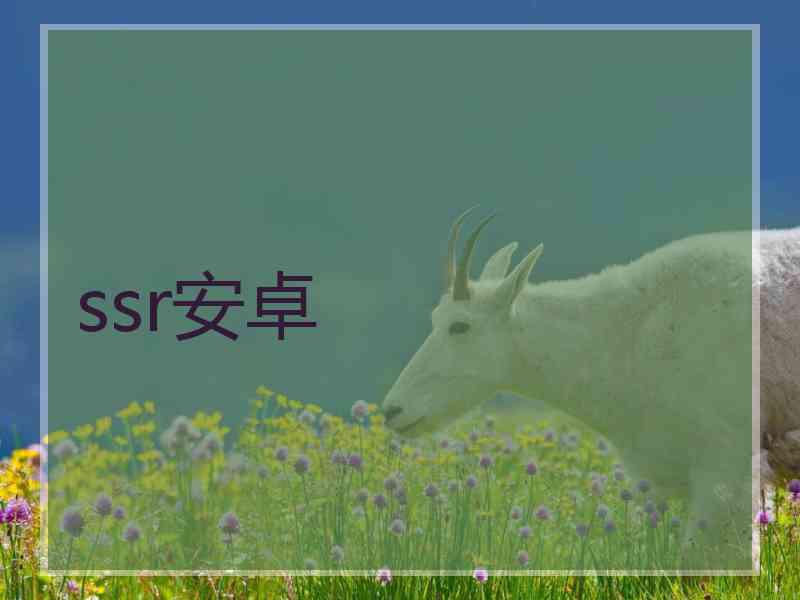ssr安卓