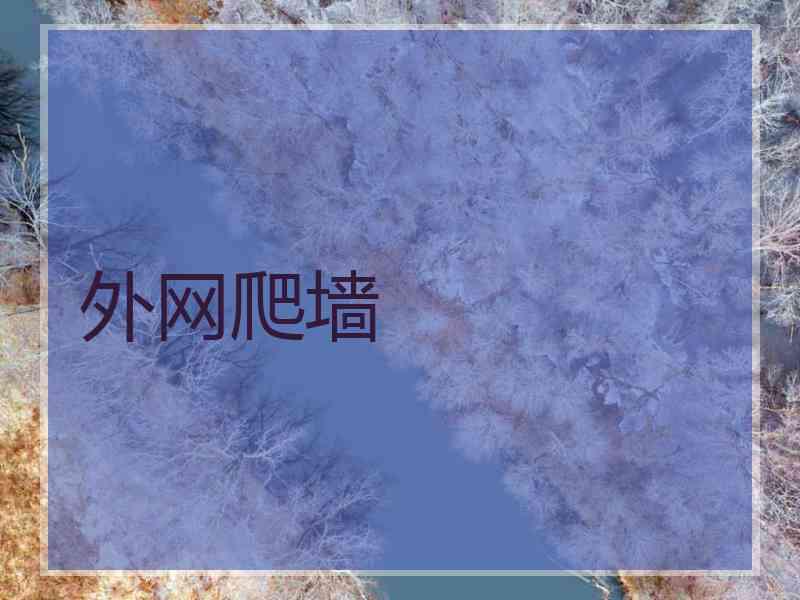 外网爬墙