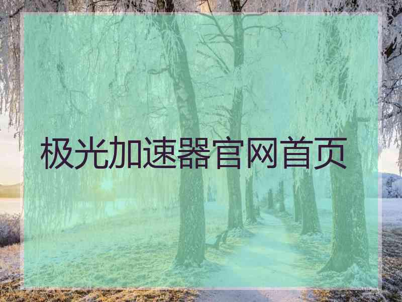 极光加速器官网首页