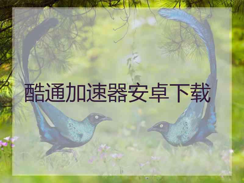 酷通加速器安卓下载