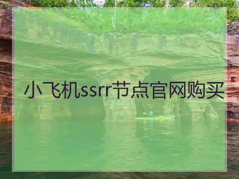 小飞机ssrr节点官网购买