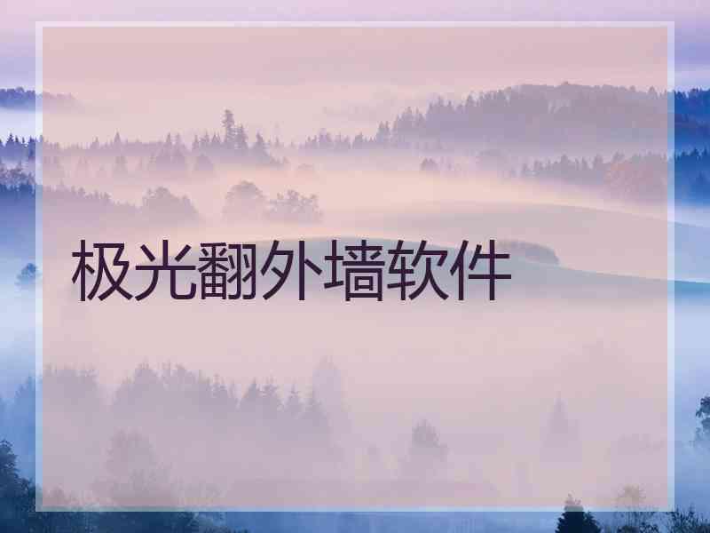 极光翻外墙软件