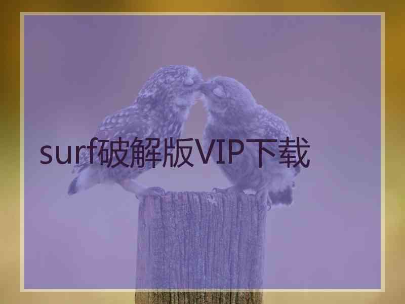 surf破解版VIP下载
