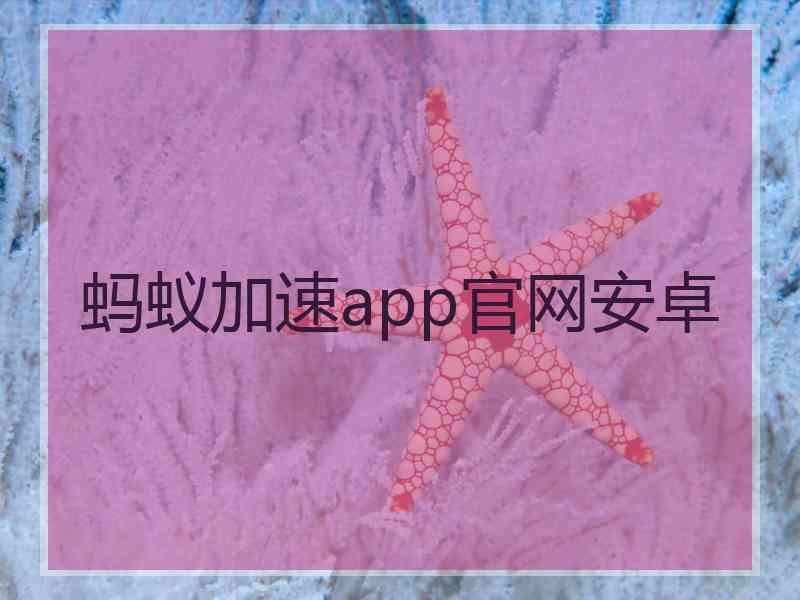 蚂蚁加速app官网安卓