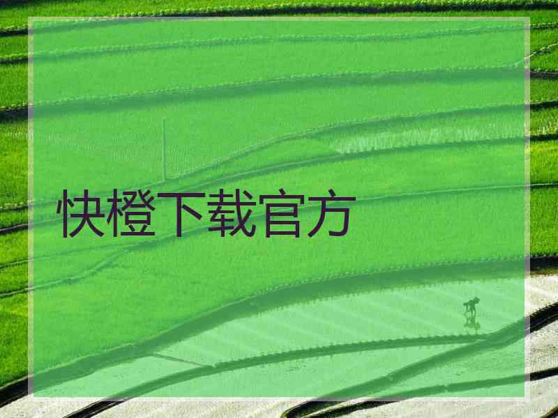 快橙下载官方