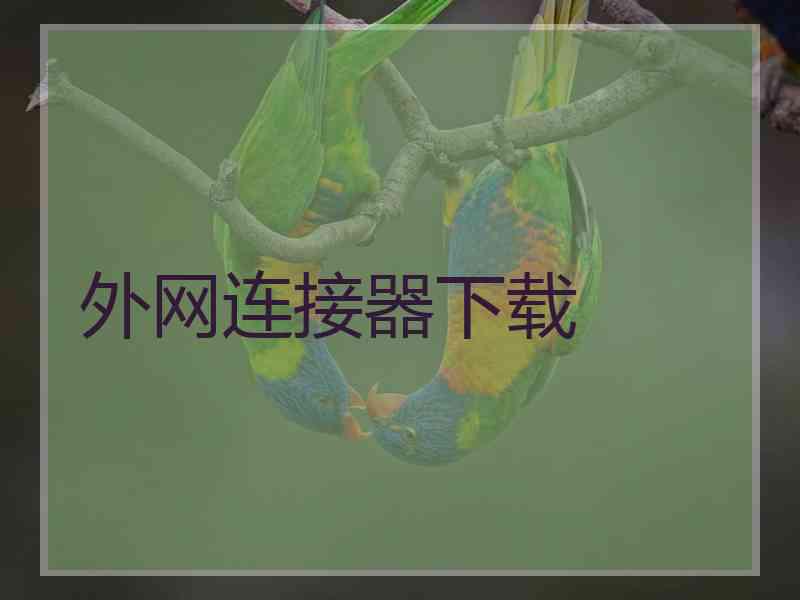 外网连接器下载