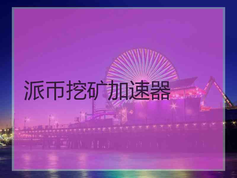 派币挖矿加速器
