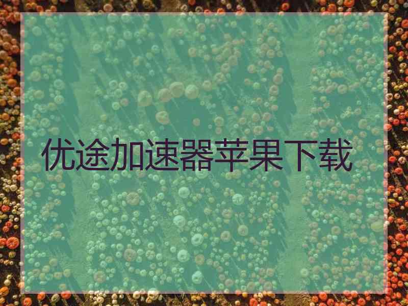 优途加速器苹果下载