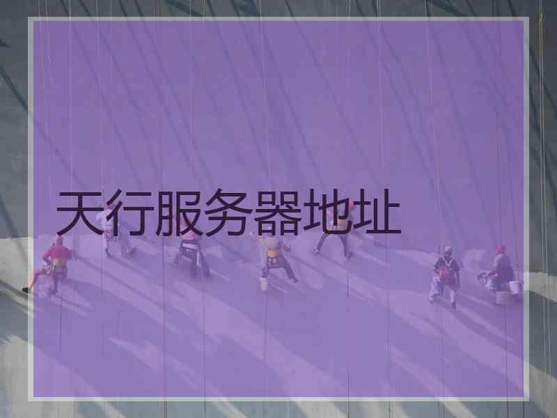 天行服务器地址