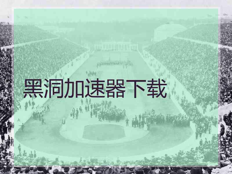 黑洞加速器下载